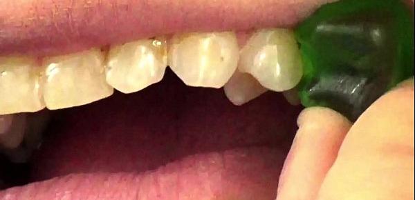  Mouth Vore Close Up Of Fifi Foxx Eating Gummy Bears